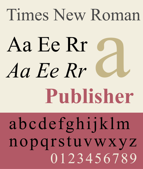 Times New Roman